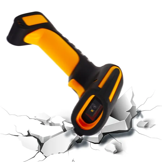 Industrial Rugged Wireless Scanner IOS Android Blue Tooth Portable Handheld Barcode Scanner With Charging Cradle