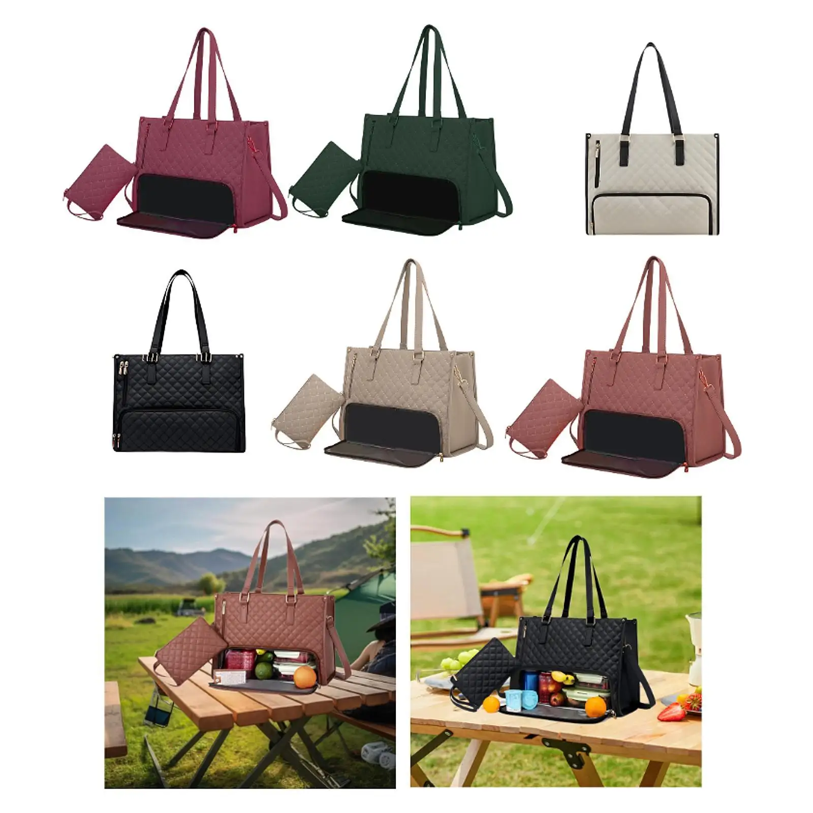 Dames lunchtas Computer schouderhandtas voor zakenreizen