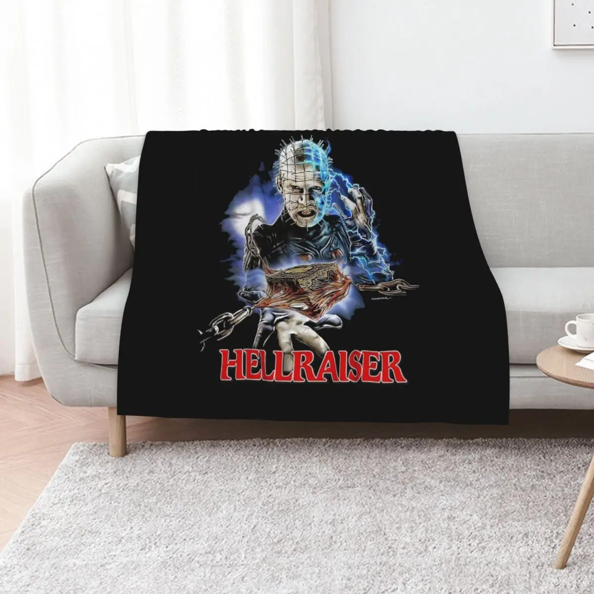 

Hellraiser - Pinhead funny Throw Blanket Sleeping Bag Decorative Sofa Single Beach Blankets