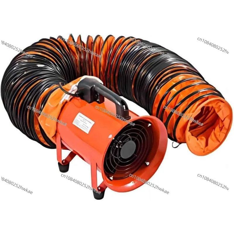 

Портативный вентилятор, сверхмощный цилиндрический вентилятор, вытяжной вентилятор для мастерской, промышленный практичный вентилятор с гибким воздуховодом длиной 5 м