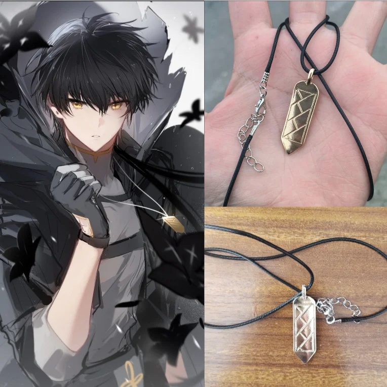 

Аниме Rover Wuthering Waves Series, модное ожерелье, колье, металлический кулон, реквизит, аксессуары, подарок для косплея