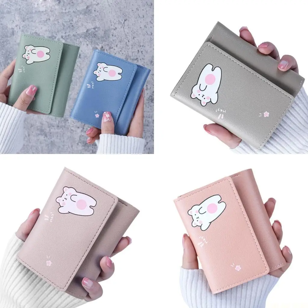 

X90D Маленькие кошельки в корейском стиле, сумки для монет, прекрасный кошелек из искусственной кожи, модный короткий кошелек с