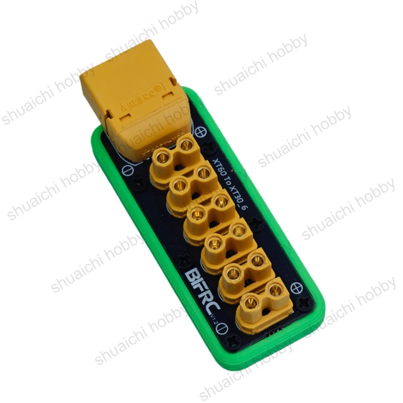 Placa de distribuição de energia de corrente de carga máxima 100a xt60 para 6 canais xt30 módulo pdb peças de modificação diy para modelos rc/robô