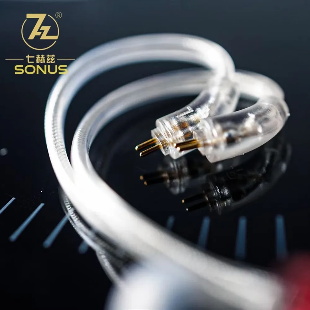 7Hz sonus 1DD + 1BA ไฮบริด IEM HIFI หูฟังอินเอียร์พร้อมสายเคเบิล OCC ชุบเงินไฮเอนด์ที่ถอดออกได้สำหรับนักดนตรี Audiophile