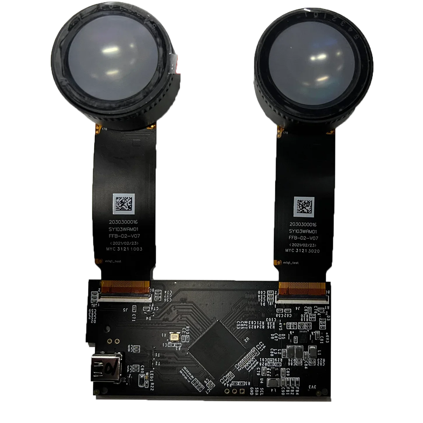 SeeYA Pancake Diopter Adjust +1D~-5D Fov 90 Degree Optical Module VR Pancake Optical Module With 2560x2560 Micro OLED Display