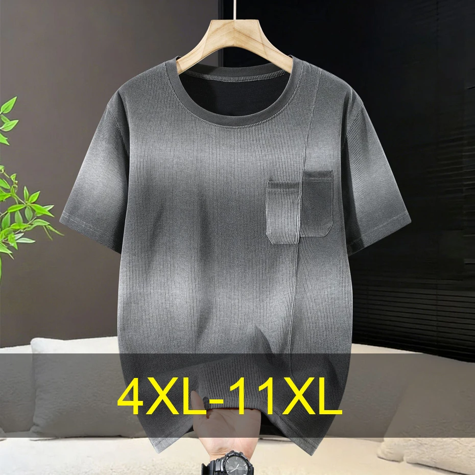 

Мужские футболки больших размеров 10XL 11XL, летние, с коротким рукавом, модные повседневные футболки с эффектом тай-дай, мужские футболки больших размеров 10XL 11XL