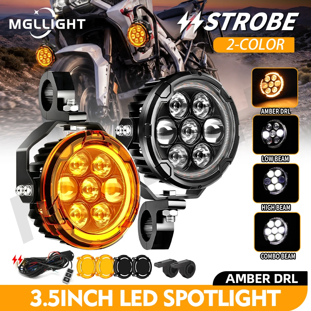 HL Motorcycle LED Driving Lights 4.5