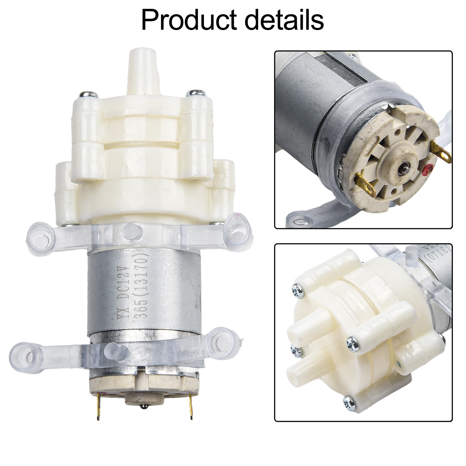 5V-12V 1,5-2L/Min R365 Wasserpumpe Motor ESC Wasser Kühlung DC Pumpen Für RC Boot Marine angeln Schlepper Boot – Detail 25