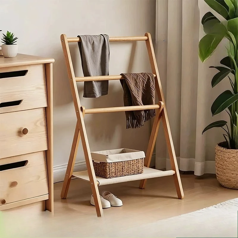 Bedroom Wood Clothes Stand Luxury Japanese Wall Shelf Clothes Stand Cute Hallway Mueble Recibidor De Entrada Furniture Home