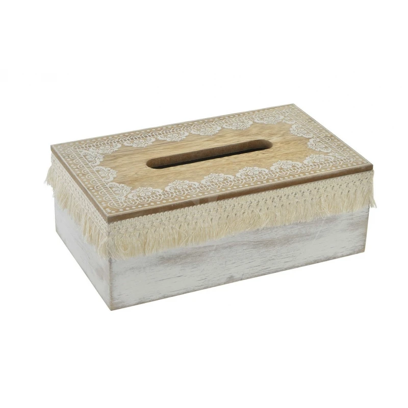 Wooden natrual border box decorated boxes 147650