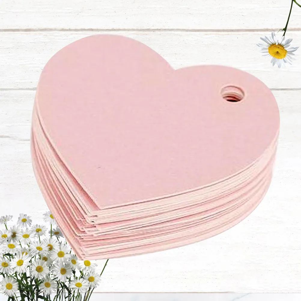 

50 шт. бирок из крафт-бумаги с предварительно вырезанными отверстиями для поделок, открыток, скрапбукинга, свадебных и праздничных сувениров