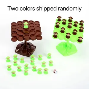 Macaco equilíbrio árvore foco equilíbrio treinamento brinquedos das crianças dobrável série de música pai criança jogo de tabuleiro interativo 6 principais vendas trabalhos manuais criança - №4