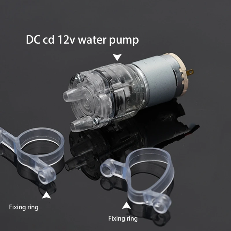 385 DC12V High Temperature Resistance 100 Degrees Celsius Mini Water Pump Diaphragm Water Pump Vacuum Pump