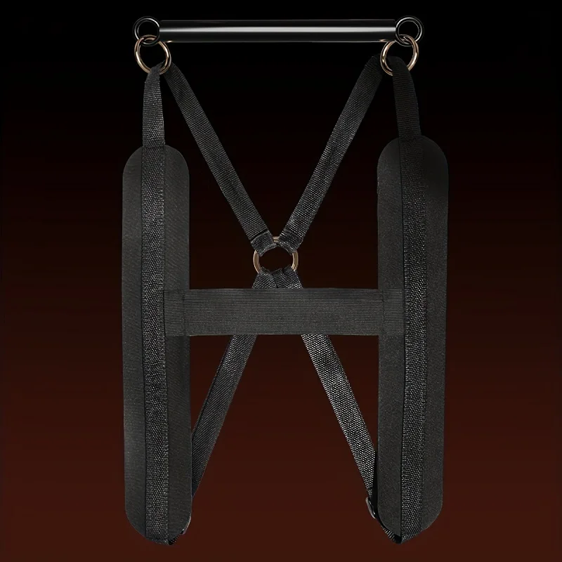 BDSM Fetish Straight Steel Pipe Strap HorseRestraint SM Training Role-playing Binding Bondage Bed Props for Woman Couples Slave