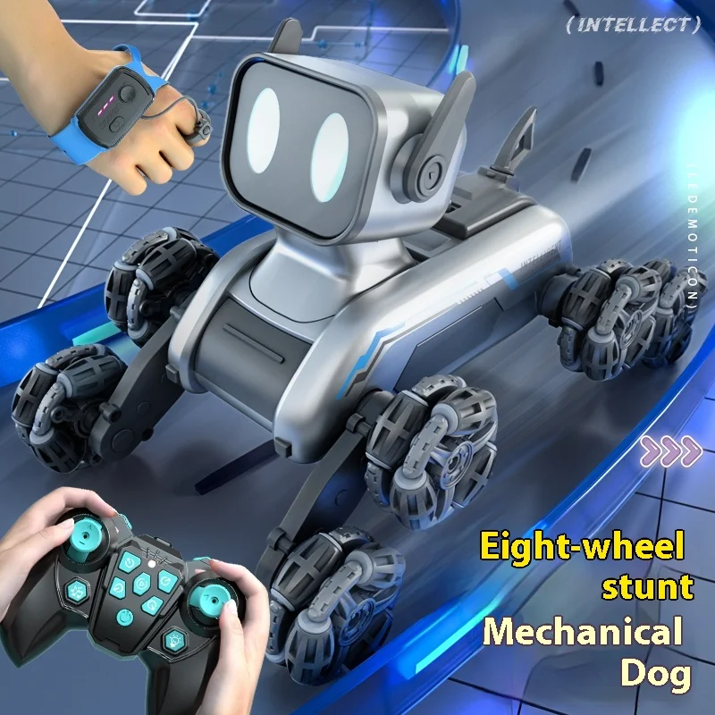 Technologie Intelligente Fernbedienung Maschine Hund Fernbedienung Auto Spielzeug Elektrische Mechanische Hund Geste Sensing Haustier Hund