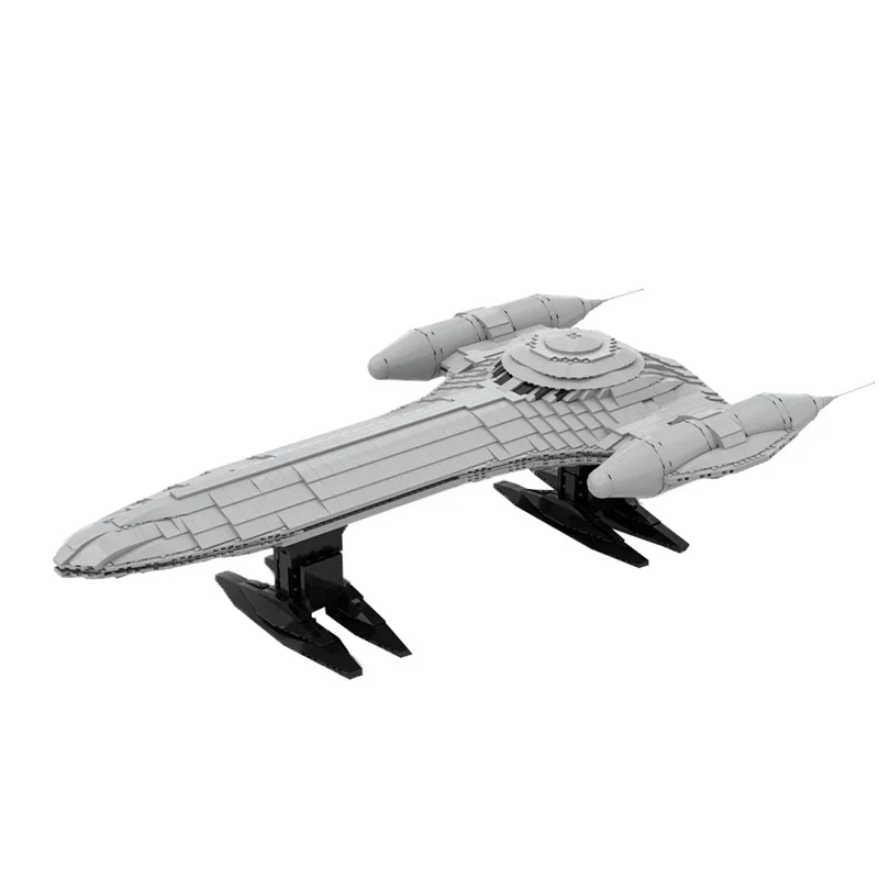 

НОВЫЙ 2722 шт., фильм «Звездная битва», MOC UCCS, модель королевского нубийского космического корабля, творческие идеи «сделай сам», детская игрушка в сборе, головоломка, подарок на день рождения