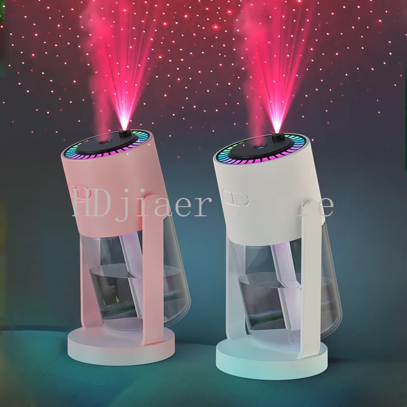 

New Star Projection Humidifier USB Ultrasonic Car Air Humidifier Household Hydrating Nebulizer