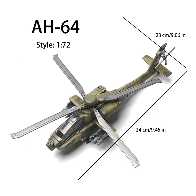 1 Stuk DIY Puzzle Bouwstenen Militair Model Assembleer Collectie Speelgoed F14 F35 B2 Jager AH64 Helikopter Model Ornament Speelgoed