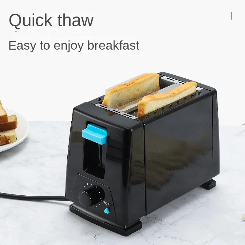 مصنع الجملة 2 شريحة ساندويتش محمصة خبز رائجة البيع الفولاذ المقاوم للصدأ محمصة خبز الإفطار المنزلية