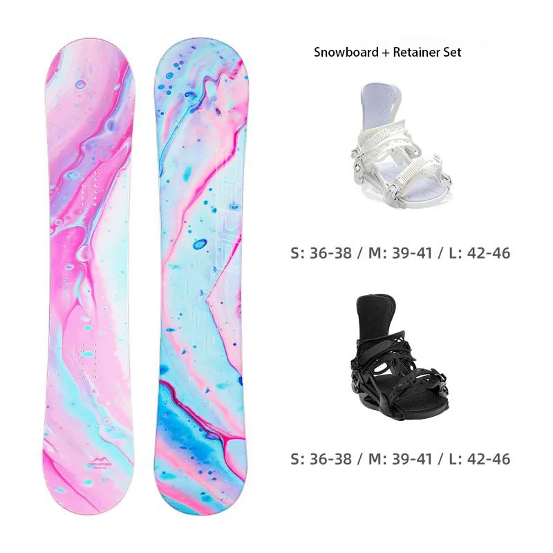 

Сноуборд Полный универсальный продвинутый вездеходный лыжный комплект для взрослых мужчин и женщин Сноуборд для взрослых Сноуборды и лыжи