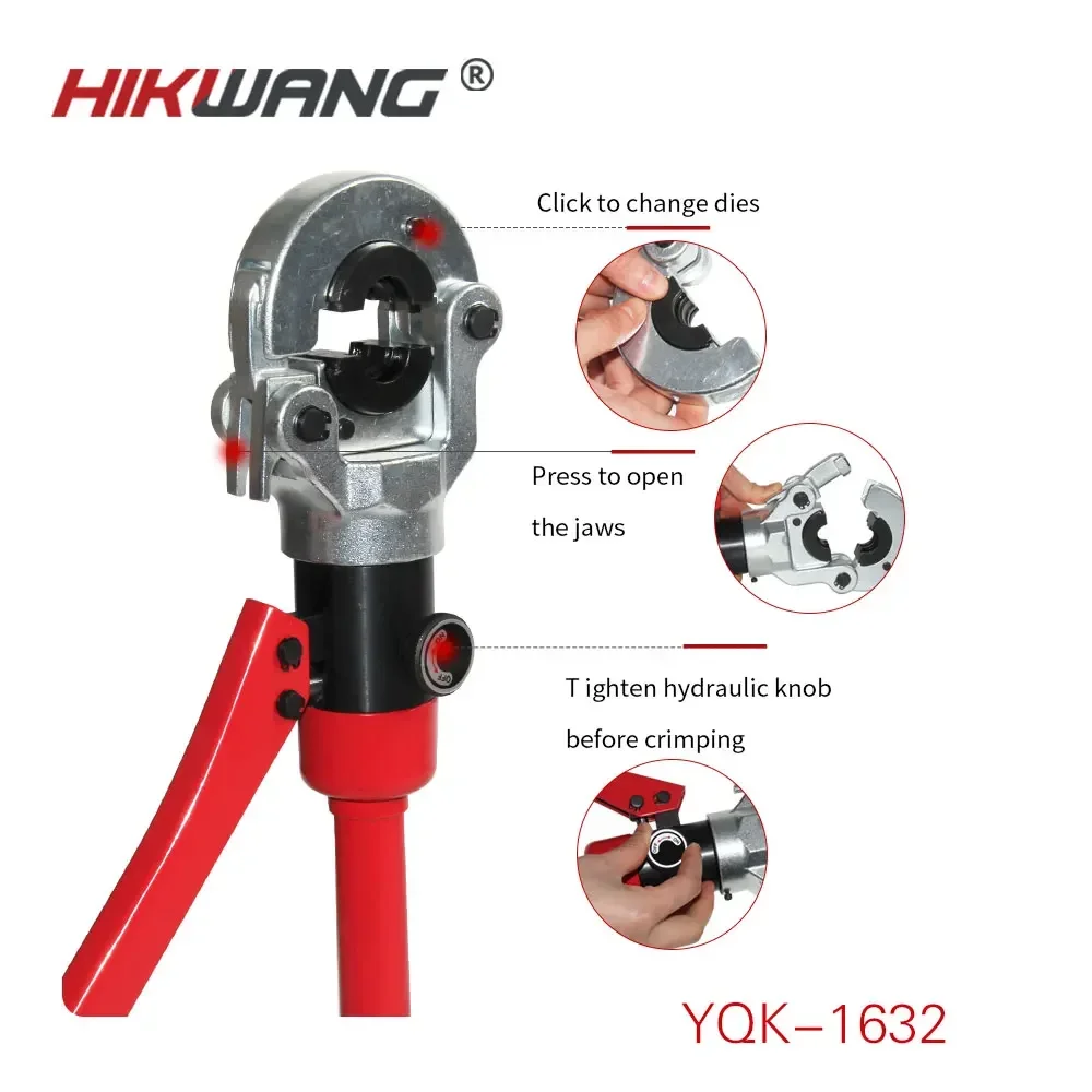 YQK-1632 pipe best HVAC al/PEX crimp tool plumbing tools crimping kit press fitting tool