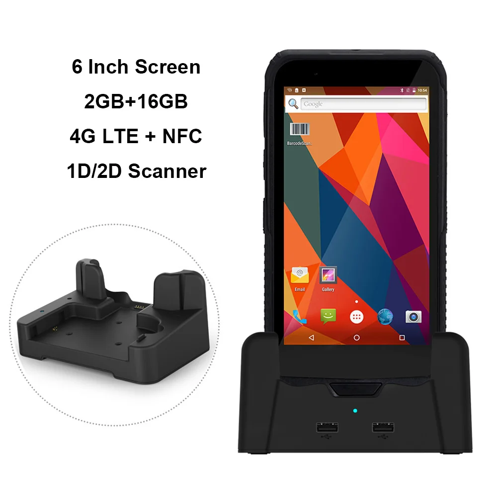 

RT-Q62 NFC 6 inch 4G LTE Android 5.1 Qualcomm 4 Core rugged tablet Handheld PDA with 1D barcode scanner