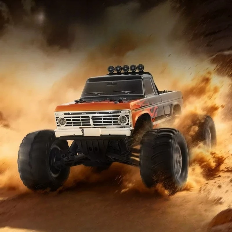 FMS 1/10 F100RC Off-Road Pickup Truck Brushless Rear-Wheel Drive High-Speed ​​Drift Racing Car Electric Toy Car Simulation Model