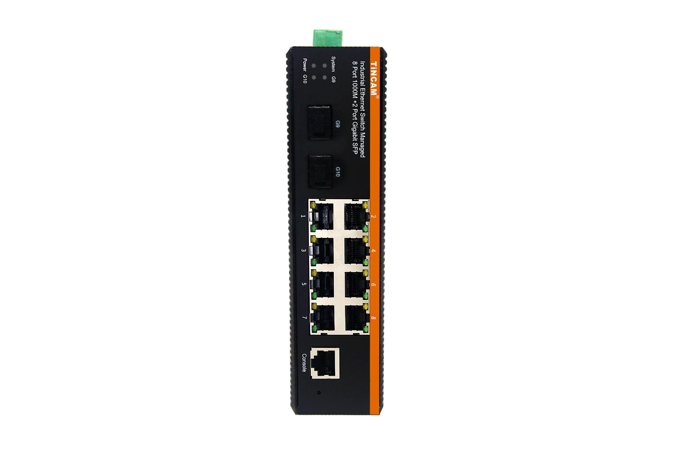 TiNCAM مُدار 2 * SFP + 8 * RJ45 Port Gigabit 10 Port POE Switch 120W Power Supply Ethernet Smart Switch لكاميرا IP مع #6