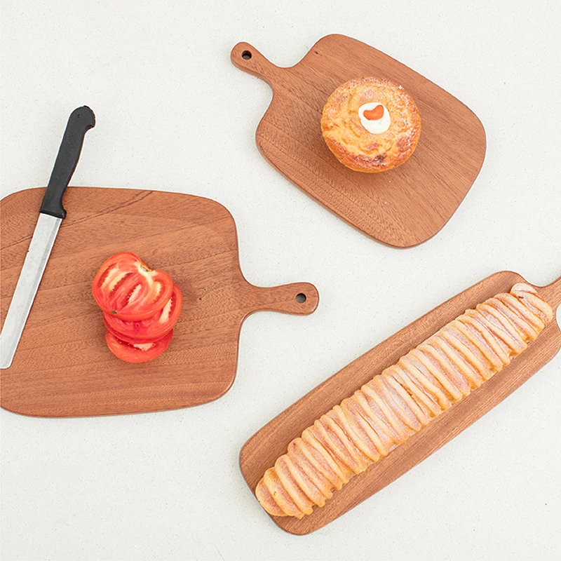 

Wooden Breadboard Plate Chopping Board Tray To Place Pizza Vegetables Fruits Snacks Cakes Candies Cookies Kitchen Tableware