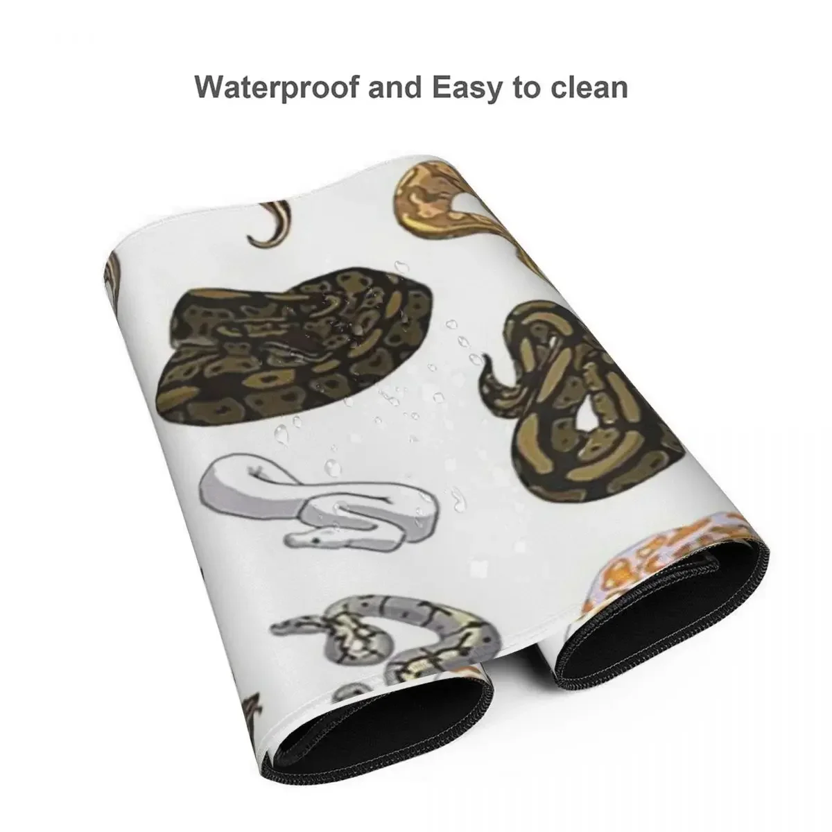 الكرة بيثون مورف الأفعى نمط بلا أكمام أعلى كبير ماوس الوسادة الكمبيوتر لوحة المفاتيح ماوس حصيرة ألعاب الكمبيوتر المحمول مكتب حصيرة الجدول الحصير