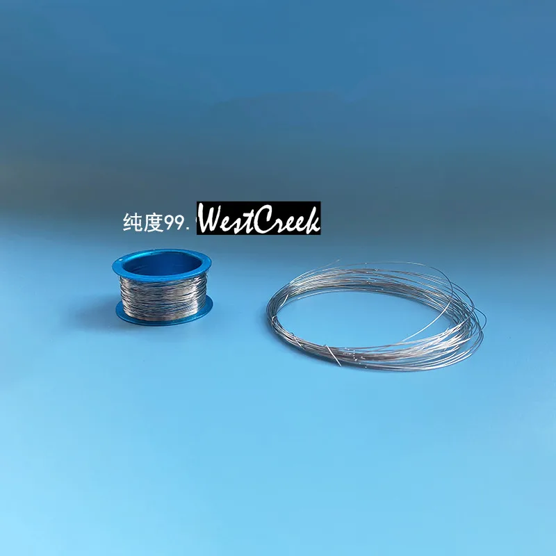 WESTCREEK Pure platinum wire, electrophoresis cell electrode, anode platinum wire, flame reaction platinum wire. Purity 99.99%.