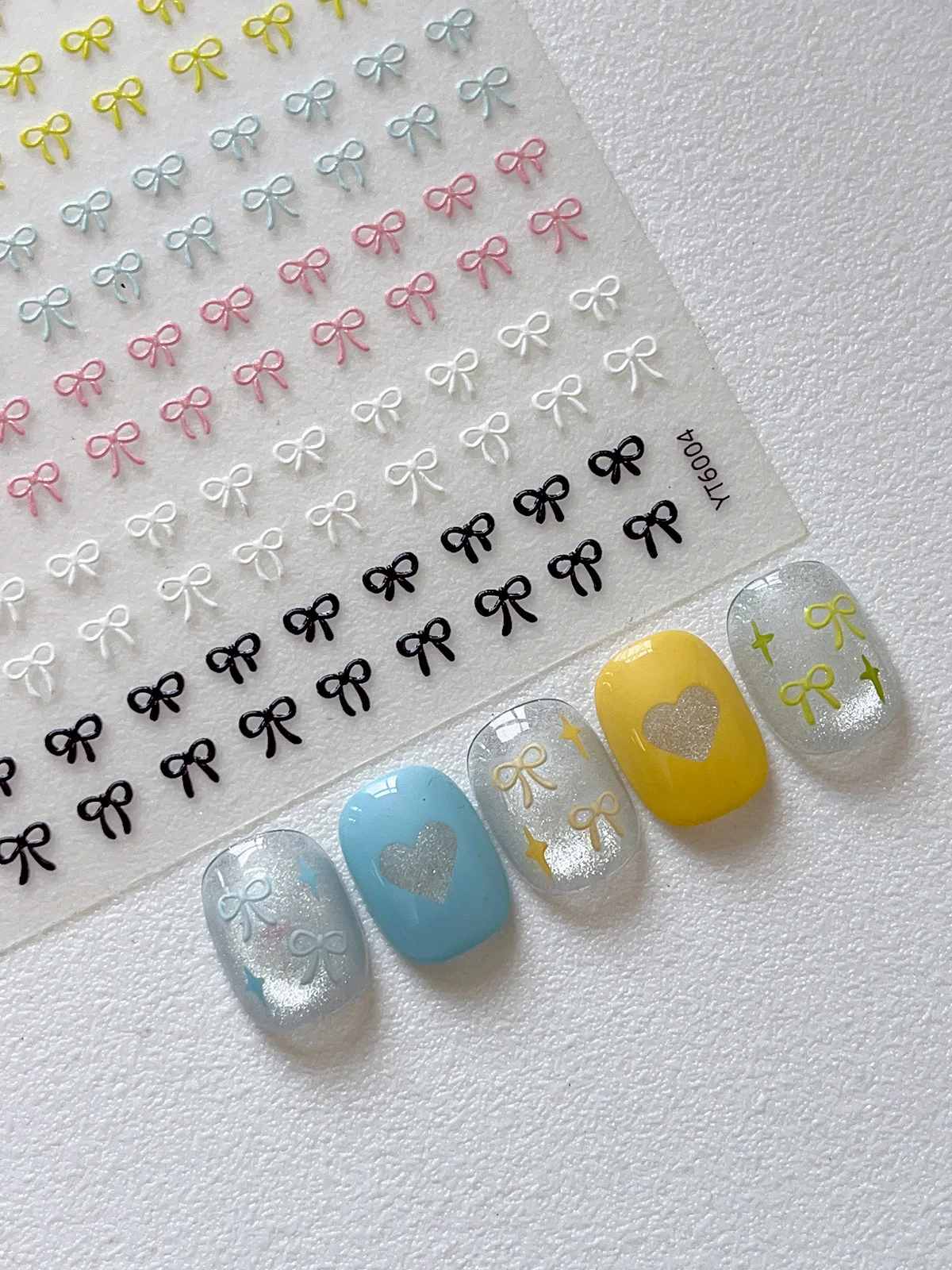 تنقش الملونة القوس مسمار الفن ملصقات بسيطة العصرية ملصقات الزخرفية للأظافر DIY بها بنفسك لاصق الأظافر الديكور Mnaicure صائق