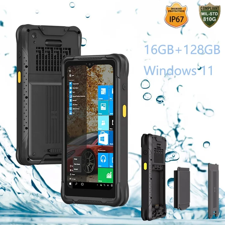 

GENZO H61J 6.5 Inch IP67 PDA Windows 10 Rugged Phone Industrial PDAS Barcode Scanner Handheld Mobile POS Computer PDA Windows 11