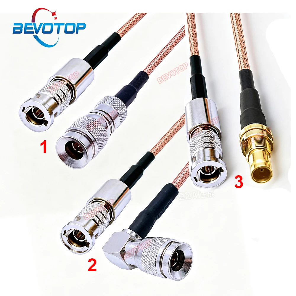 BEVOTOP HD Micro BNC Male to Din 1.0/2.3 CC4 Male / Female Connector 75 Ohm CC4 to Micro BNC RG179 Cable Adapter