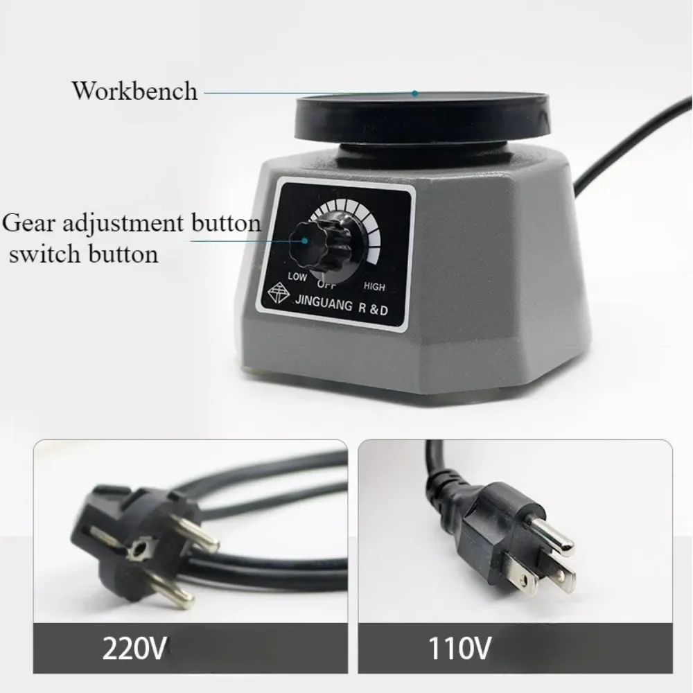 New 1110V/220V Dental Plaster Vibrator4'' Round Gypsum  Shaker Oscillator Variable Intensity  Dental Lab Equipment - Image 3