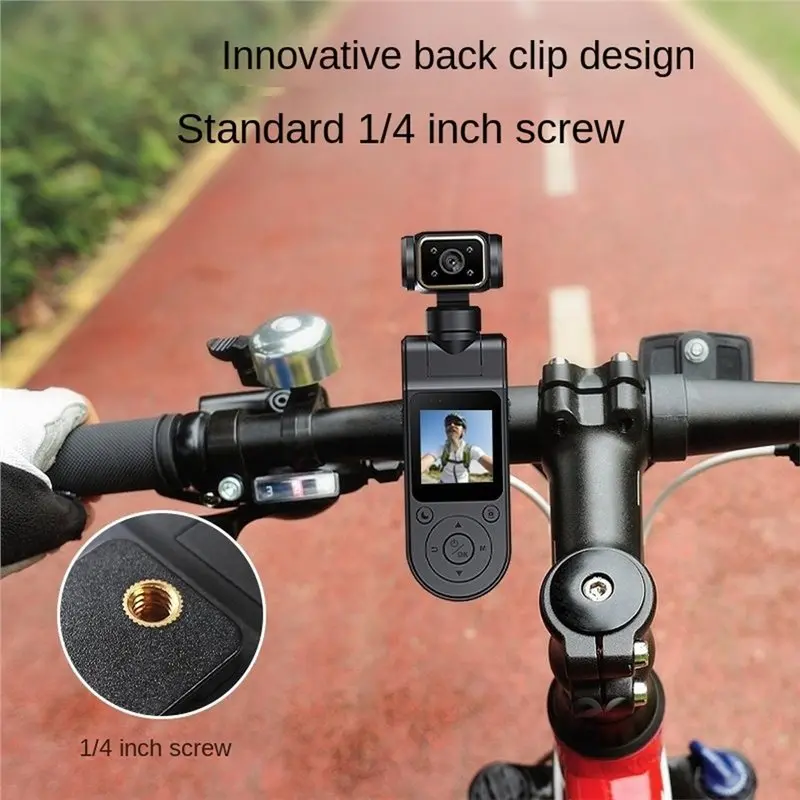 LXYB18B 4K Handheld Pocket Camera For Outdoor Travel Sports Vlog Recording Handheld Pocket Mini Body Camera