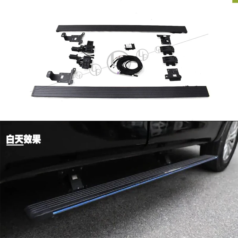 

2021-2023Year Range 90/110 Electric Side Step for Defender Auto Running Board with LED side pedal Car Accessories Parts