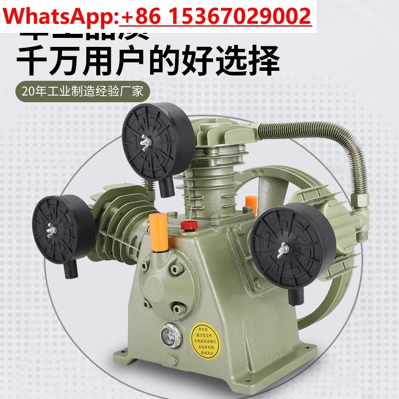 Piston air compressor head Industrial grade high pressure air compressor pump head assembly accessories