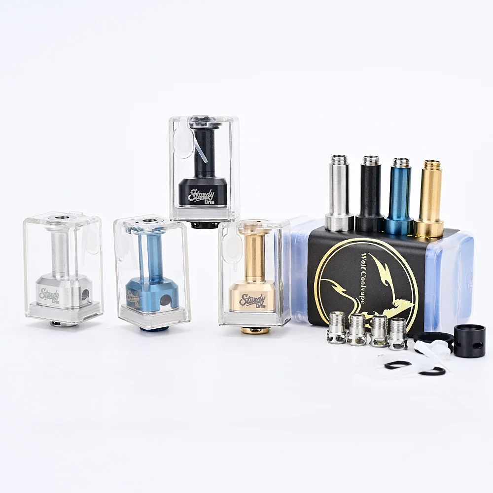 Wolfcoolvape RBA ทนทาน One Boro ชุดถังสําหรับ dotAIO V1 V2 Lite BB Billet กล่อง Mod Vape Atomizer Rebuildable ชุดถัง