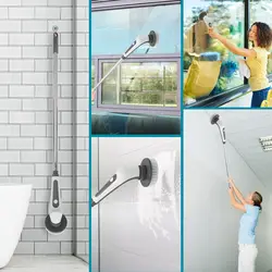 IPX8 impermeabile 6 in 1 spazzola per la pulizia elettrica Spin Scrubber elettrico strumenti per la pulizia elettrica gadget per la pulizia del bagno della cucina