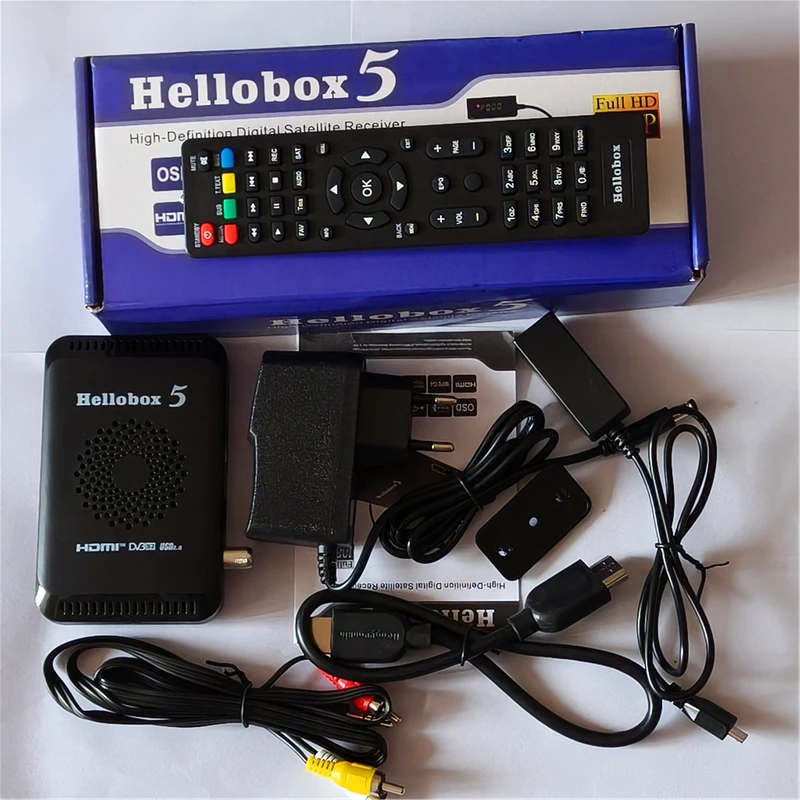 

Hellobox 5 Satellite TV Receiver Support H.265 HEVC T2MI USB WiFi Auto CCCAM Cline Hellobox 6 DVB-S2