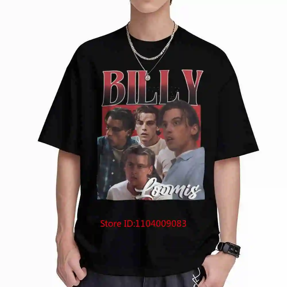 Billy Loomis Scream Horror Short Sleeve Tee 100% Cotton T-Shirt