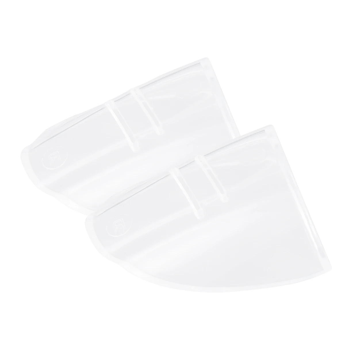 

Glasses Side Shield 2 Pairs White TPU Material Protect Spatter Eyewear Sideshield Comfortable Lightweight Easy Install Remove