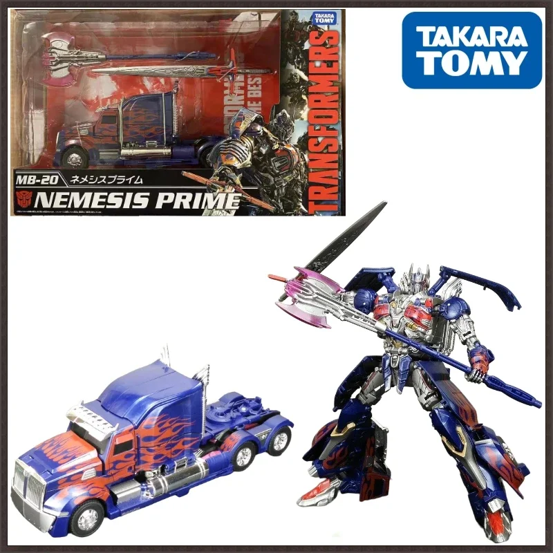 Takara Tomy Transformers MB Movie Regular Edition MB-20 Skyfall Figure Model Alloy Anime Action Deformation Robot Car Kid Gift