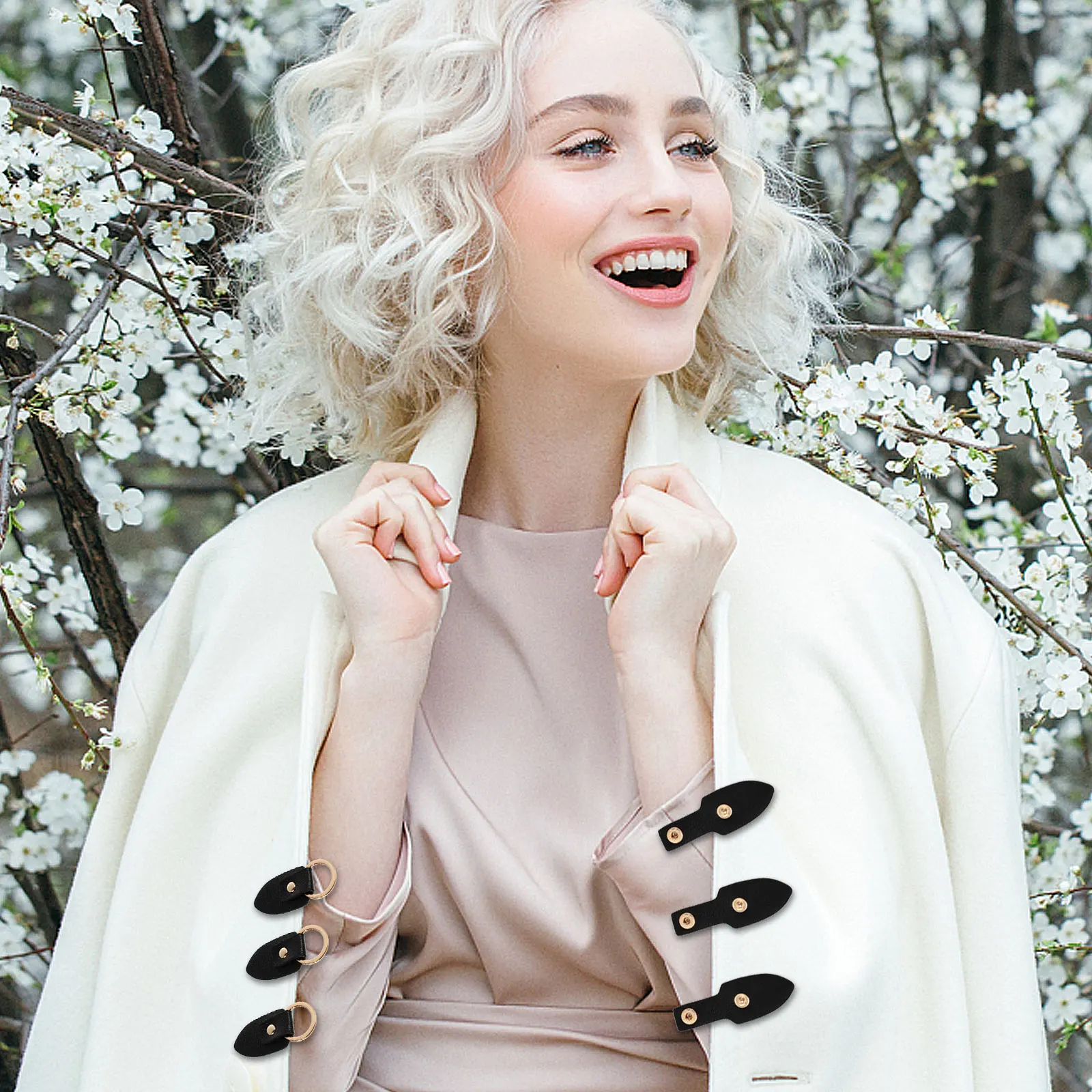 

Windbreaker Belt Buckles Pu Simple Design For Trench Duffle Coat Dress Diy Clothing Accessories Toggle Clasps