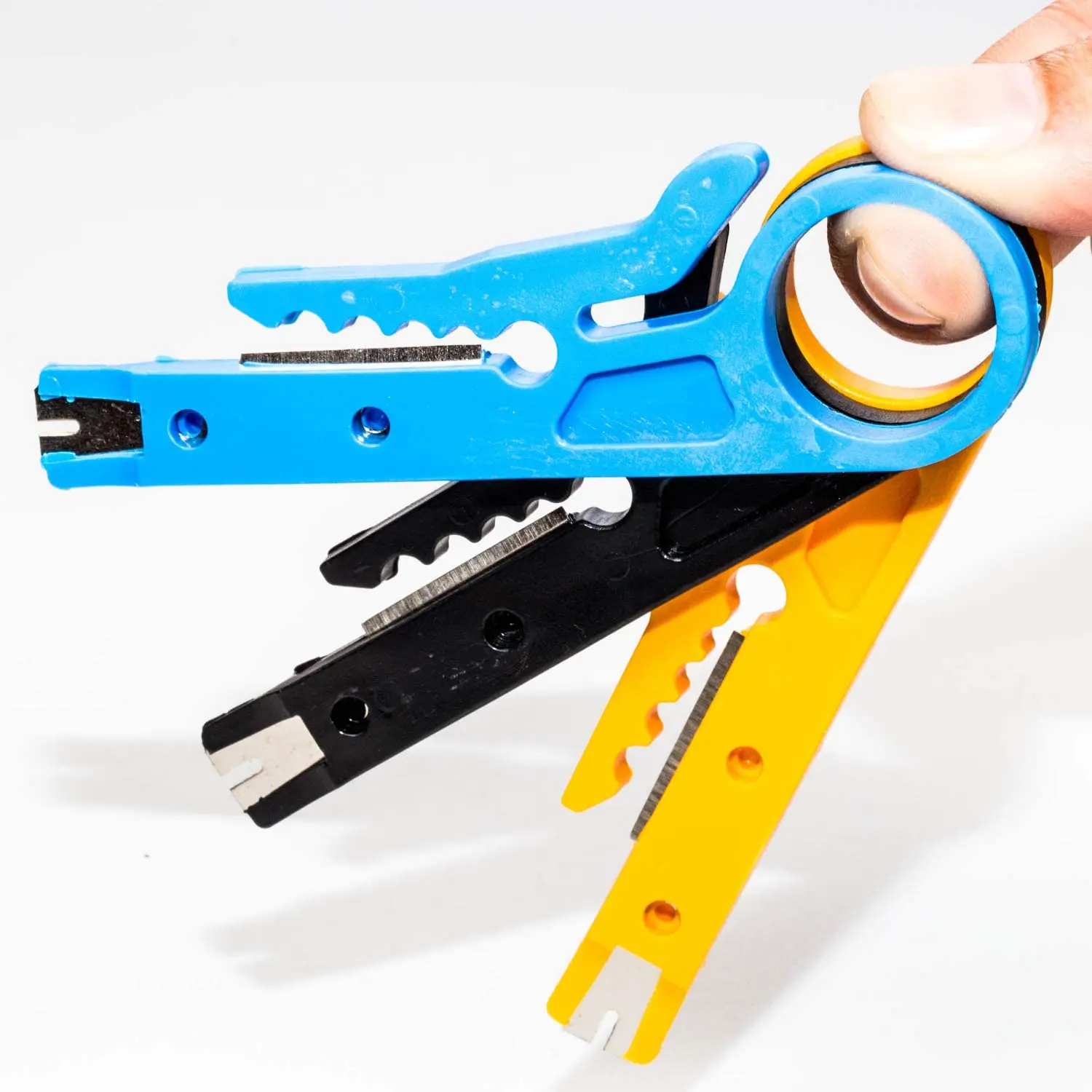 1PC Mini Pocket Portable Wire Stripper Knife Crimper Pliers Crimping Tool Cable Stripping Wire Cutter Crimpatrice Tool Parts CNC