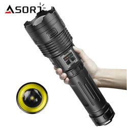 High Power LED Flashlight 100W COB Strong Light Lantern USB Rechargeable Powerful Tactical Torch Waterproof Lamp Outdoor Camping