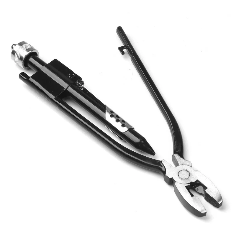 1Pcs 6 inch 9 inch Aircraft Safety Wire Twisting Pliers One Way Lock Twist Twister Tool with Spring Return Heavy Duty Jaws