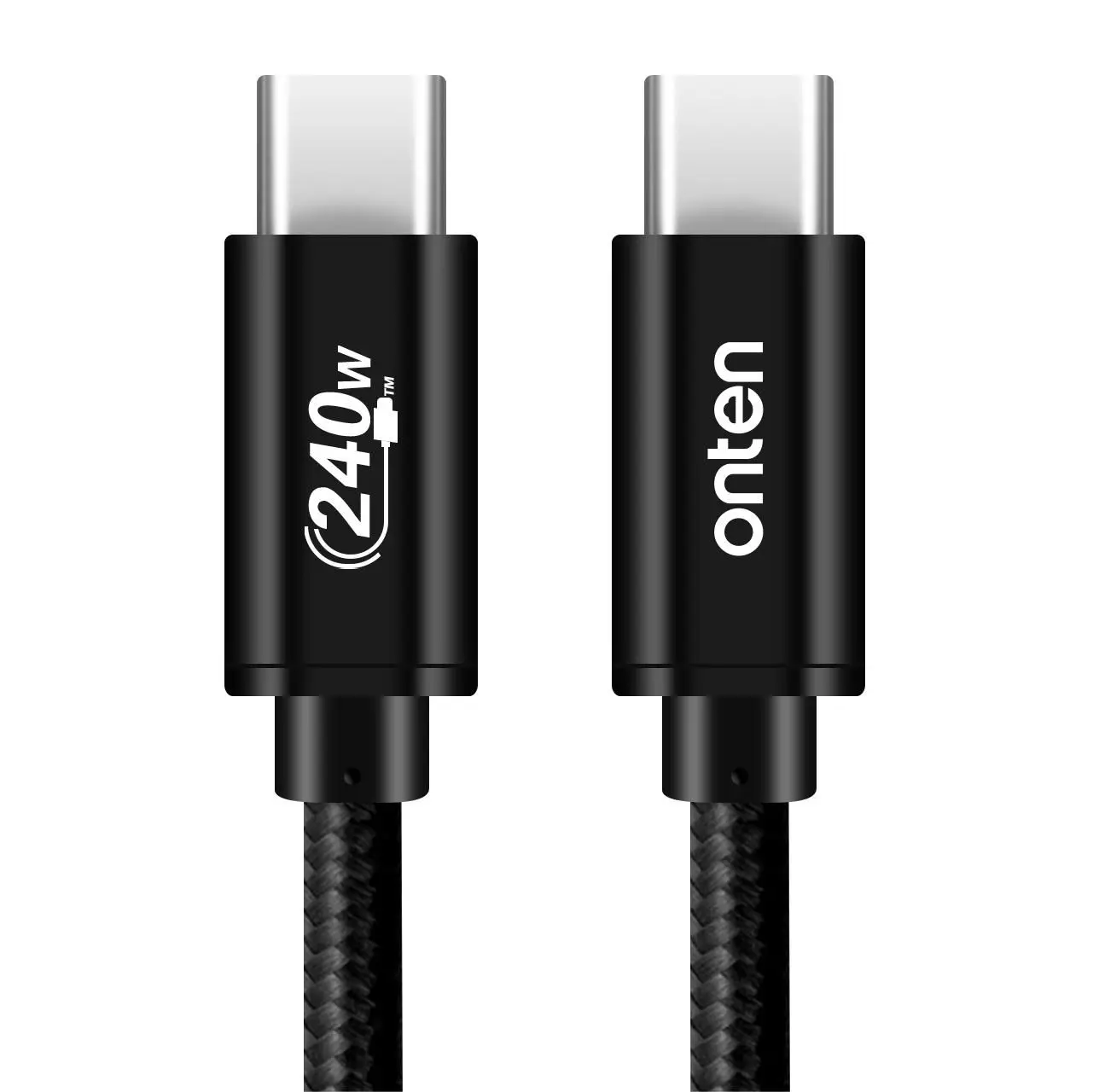 ONTEN OTN-CC201 Super Fast Charging Data Cable 480Mbps PD240W Super Fast Charging Compatible with Win XP 7 8 10 11