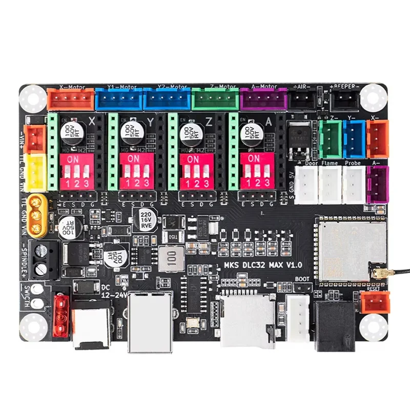 A76K Precision Engineered MKS DLC32 MAX CNC Router Board, 4-Axis Controller For Advanced Laser Engraving